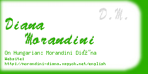 diana morandini business card